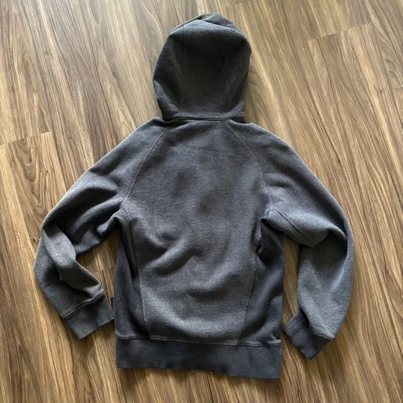 Lululemon Men's Deep Cove Full Zip Charcoal Gray Hoodie - Picture 12 of 13